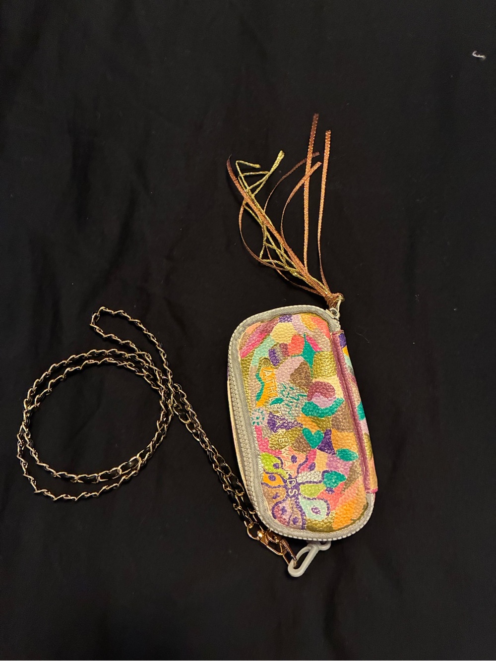 Multicolor hand designs Crossbody Wallet - Womens Bag